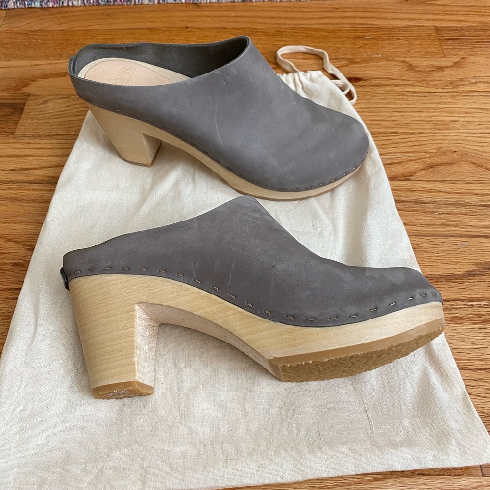 Bryr Clogs - Chloe, High Heel, Cement, 7
